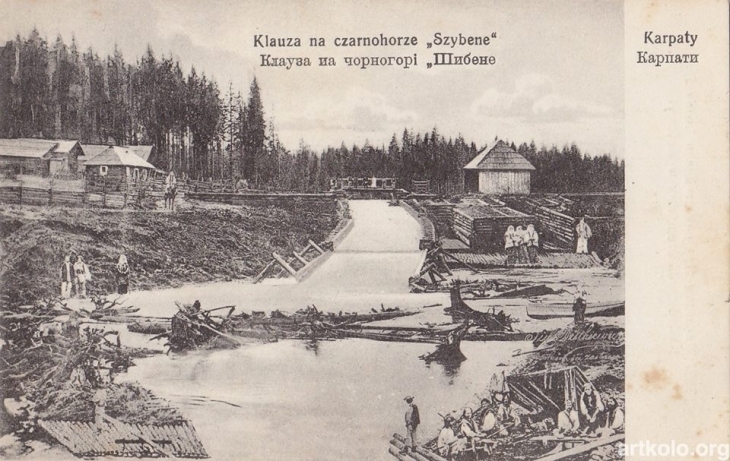 Die Geschichte der Flößerei in den Karpaten